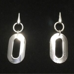 Solid Sterling Silver Dangle Italy 🇮🇹 Earrings